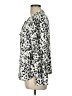 Worth New York Animal Print Silver Long Sleeve Blouse Size L - photo 5
