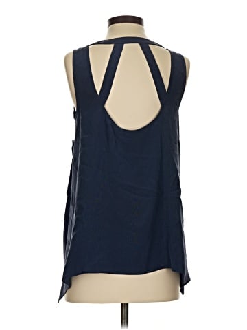 BCBGMAXAZRIA Sleeveless Silk Top (view 2)