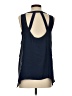 BCBGMAXAZRIA 100% Silk Blue Sleeveless Silk Top Size S - photo 2