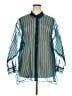 DR2 Teal 3/4 Sleeve Blouse Size XXL - photo 1