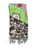 Unbranded Paisley Green Brown Scarf One size - photo 2