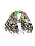 Unbranded Paisley Green Brown Scarf One size - photo 1
