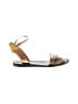 Coach Gold Black Sandals Size 7 1/2 - photo 1