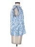 Maison d' Amelie 100% Polyester Blue Sleeveless Blouse Size XS - photo 4