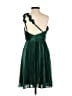 BCBGMAXAZRIA 100% Polyester Green Cocktail Dress Size 2 - photo 2