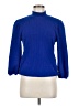 Love & Piece Blue Turtleneck Sweater Size M - photo 1