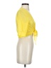 Unbranded 100% Polyester Yellow 3/4 Sleeve Blouse Size S - photo 4
