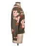 A Dip of Darling 100% Polyester Floral Green Jacket Size XS - photo 4