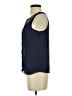 LC Lauren Conrad 100% Polyester Blue Sleeveless Blouse Size XS - photo 5