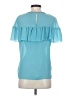 Juicy Couture 100% Polyester Teal Short Sleeve Blouse Size S - photo 2