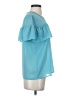 Juicy Couture 100% Polyester Teal Short Sleeve Blouse Size S - photo 4