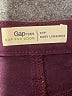 Gap Solid Burgundy Jeans Size 28WP - photo 7