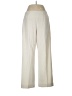 Larry Levine 100% Polyester Solid Ivory Casual Pants Size 12 - photo 1