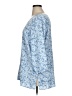 Mario Serrani 100% Polyester Blue 3/4 Sleeve Blouse Size XL - photo 5