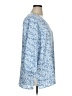 Mario Serrani 100% Polyester Blue 3/4 Sleeve Blouse Size XL - photo 4
