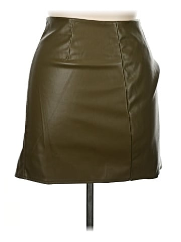 Vero Moda Faux Leather Skirt (view 1)