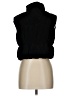 iris 100% Polyester Black Faux Fur Vest Size L - photo 2