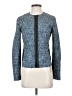 Elie Tahari Tweed Blue Jacket Size 2 - photo 1