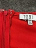 TOBI Red Cocktail Dress Size S - photo 7
