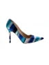 Jimmy Choo Color Block Blue Multicolor Pumps Size EU 36 1/2 - photo 1