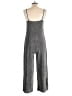 Leith Metallic Gray Silver Jumpsuit Size M - photo 2