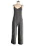 Leith Metallic Gray Silver Jumpsuit Size M - photo 1