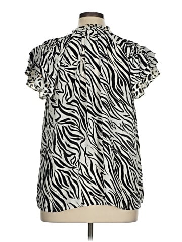 Rose + Olive Short Sleeve Blouse (view 2)