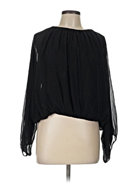 Alice + Olivia Long Sleeve Silk Top