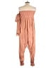 Free People 100% Viscose Solid Brown Jumpsuit Size M - photo 2