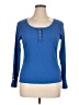 Unbranded Blue Long Sleeve Henley Size XL - photo 1