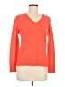 Aqua 100% Cashmere Orange Cashmere Pullover Sweater Size M - photo 1