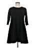 Alya Solid Black Casual Dress Size M - photo 1