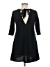 Alya Solid Black Casual Dress Size M - photo 2