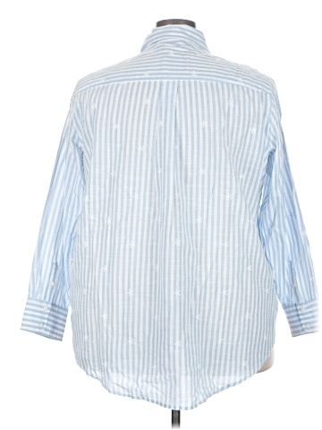Lane Bryant 3/4 Sleeve Button-Down Shirt (view 2)