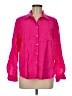 Ann Taylor LOFT Pink Long Sleeve Button-Down Shirt Size M - photo 1