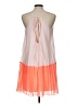 ASOS 100% Polyester Color Block Orange Cocktail Dress Size 12 - photo 2