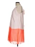 ASOS 100% Polyester Color Block Orange Cocktail Dress Size 12 - photo 5