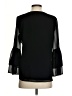 Calvin Klein 100% Polyester Black 3/4 Sleeve Blouse Size S - photo 2