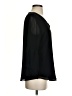 Calvin Klein 100% Polyester Black 3/4 Sleeve Blouse Size S - photo 4