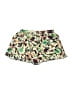 Ella Moss 100% Rayon Floral Green Shorts Size 12 - photo 2