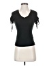 BCBGMAXAZRIA Black Short Sleeve Top Size S (estimated) - photo 1