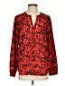 MICHAEL Michael Kors Red Long Sleeve Blouse Size S - photo 1