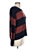 Hippie Rose 100% Acrylic Color Block Burgundy Pullover Sweater Size L - photo 4
