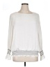 Alfani 100% Polyester Ivory Long Sleeve Blouse Size XL - photo 1