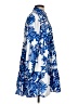Shein 100% Polyester Print Blue Casual Dress Size S - photo 4