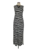 Chico's Animal Print Silver Casual Dress Size Sm (0) - photo 1