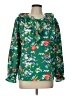 Ann Taylor LOFT Green Long Sleeve Blouse Size L - photo 1