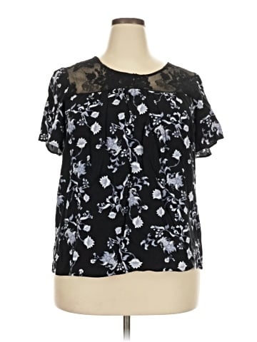 Angels Short Sleeve Blouse (view 1)