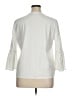 grand & greene White 3/4 Sleeve Blouse Size XL - photo 2