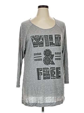 Freebird 3/4 Sleeve T-Shirt (view 1)
